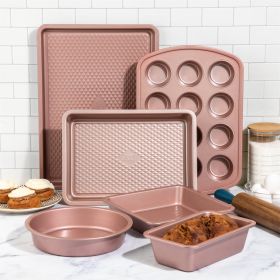 Non-Stick Aluminized Steel Baking 6pc Set (Actual Color: Rose Gold)