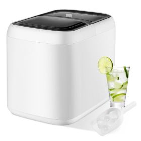 Home Portable Self-Clean Countertop Ice Maker (Type: Ice Maker, Color: White)