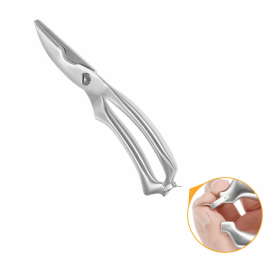 Multifunctional household stainless steel scissors (Color: Stainless Steel)