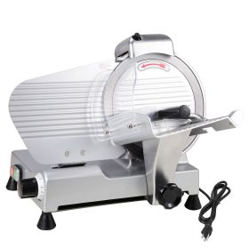 10 Inch Meat Slicer (Color: White)