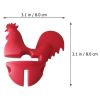 1pc Creative Rooster Tongs; Kitchen Baking Tongs; Bird Shaped Silicone Pot Tongs; Kitchen Anti-Spill Tongs