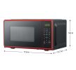 0.7 cu. ft. Countertop Microwave Oven, 700 Watts, Black