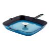 Elegant Household Kitchen Square Enamel Cast Iron Grill Pan