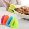 2pcs Microwave Silicone Kitchen Fingertip Oven Mitts