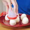 Non-stick Silicone Egg Cup; Cooking Cooker Kitchen Baking Gadget Pan Separator Steamed Egg Cup; Egg Poachers Cooker Accessories