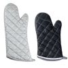 Oven Gloves 1 Pair Of Thick, Long, Heat-Resistant Insulated Gloves With Silver Coating