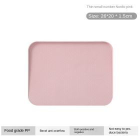 Xiangfei kitchen utensils; double-sided cutting board set; creative products; plastic chopping board; household plastic chopping board (Specifications: Small size chopping board Nordic noodles - without glue, shape: square)