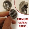 Home Stainless Steel Small Garlic Press Crusher Mincer Chopper Peeler Squeeze Cutter