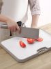 Xiangfei kitchen utensils; double-sided cutting board set; creative products; plastic chopping board; household plastic chopping board