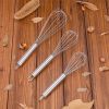 Stainless Steel Balloon Wire Whisk Egg Beater Mixer Baking Utensil